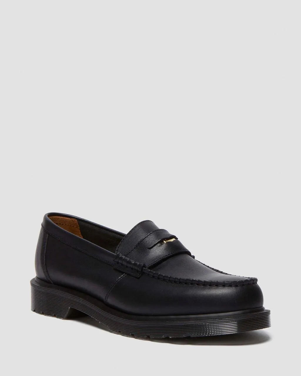 Кожаные лоферы Dr. Martens Penton, черный