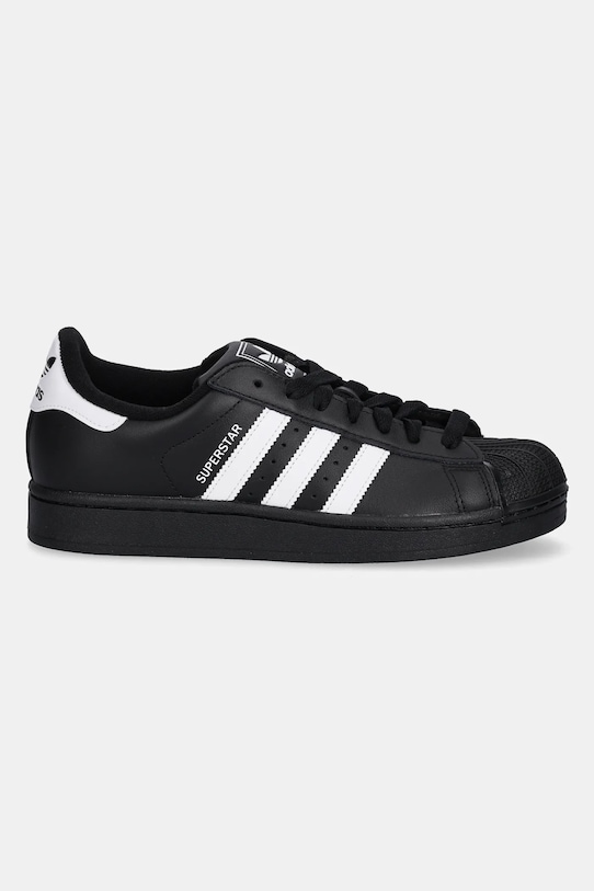 Кожаные кроссовки Superstar II Adidas Originals, черный — фото 2
