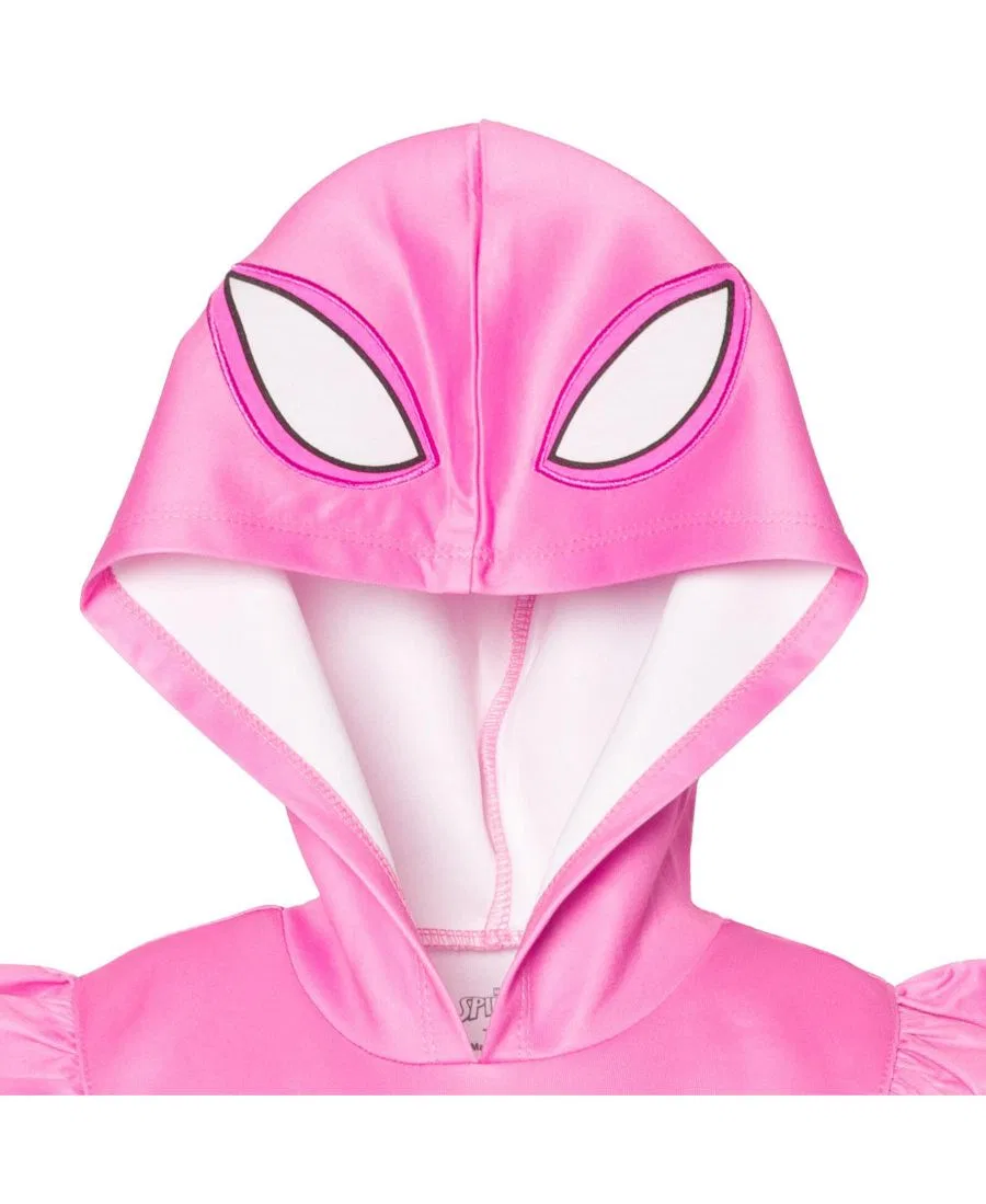 Платье из тюля для косплея Человека-паука Гвен из вселенной Marvel Spider-Man, розовый — фото 2