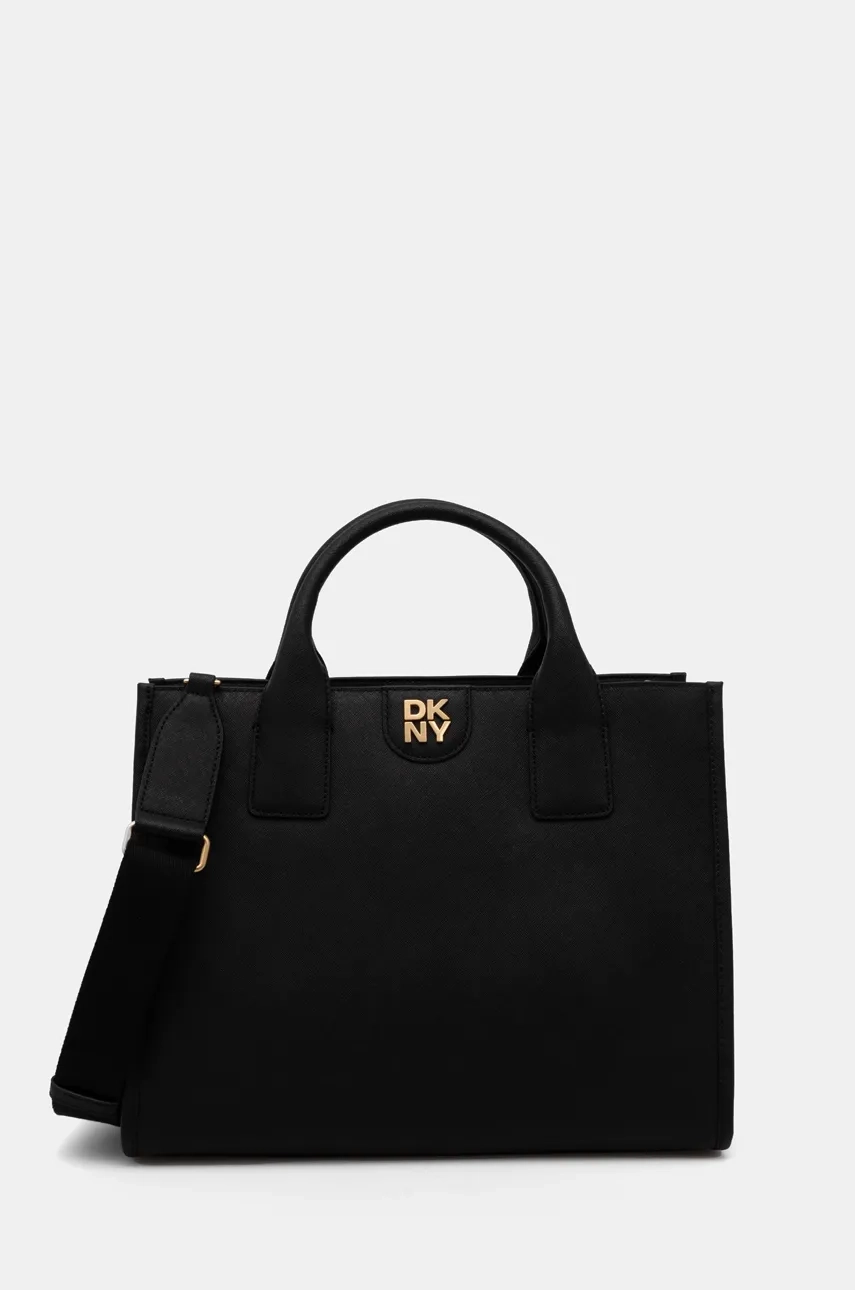 

Кожаная сумочка Dkny, черный