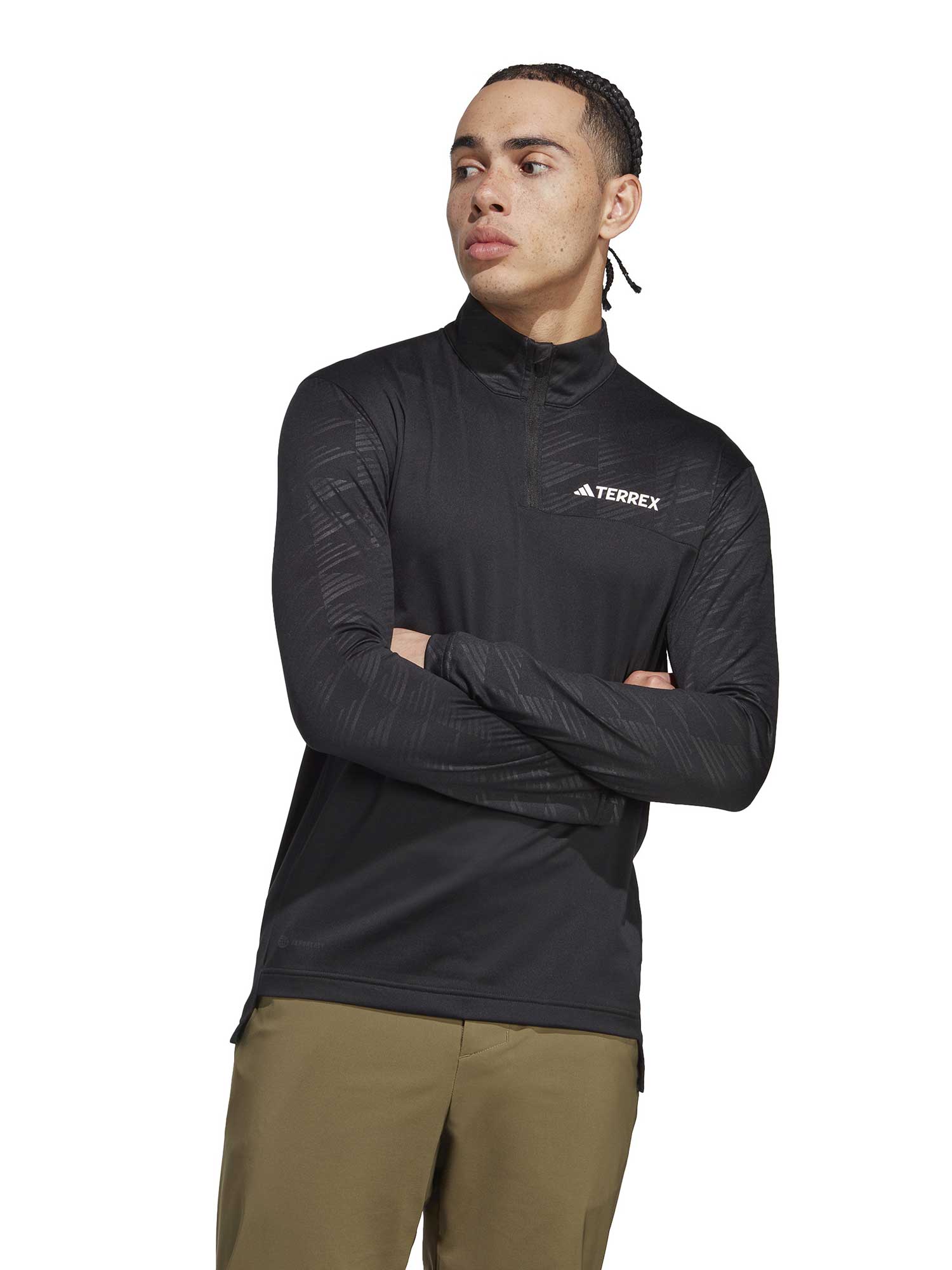 

Блуза Adidas Performance Terrex Multi Half-Zip Long-Sleeve Top, черный