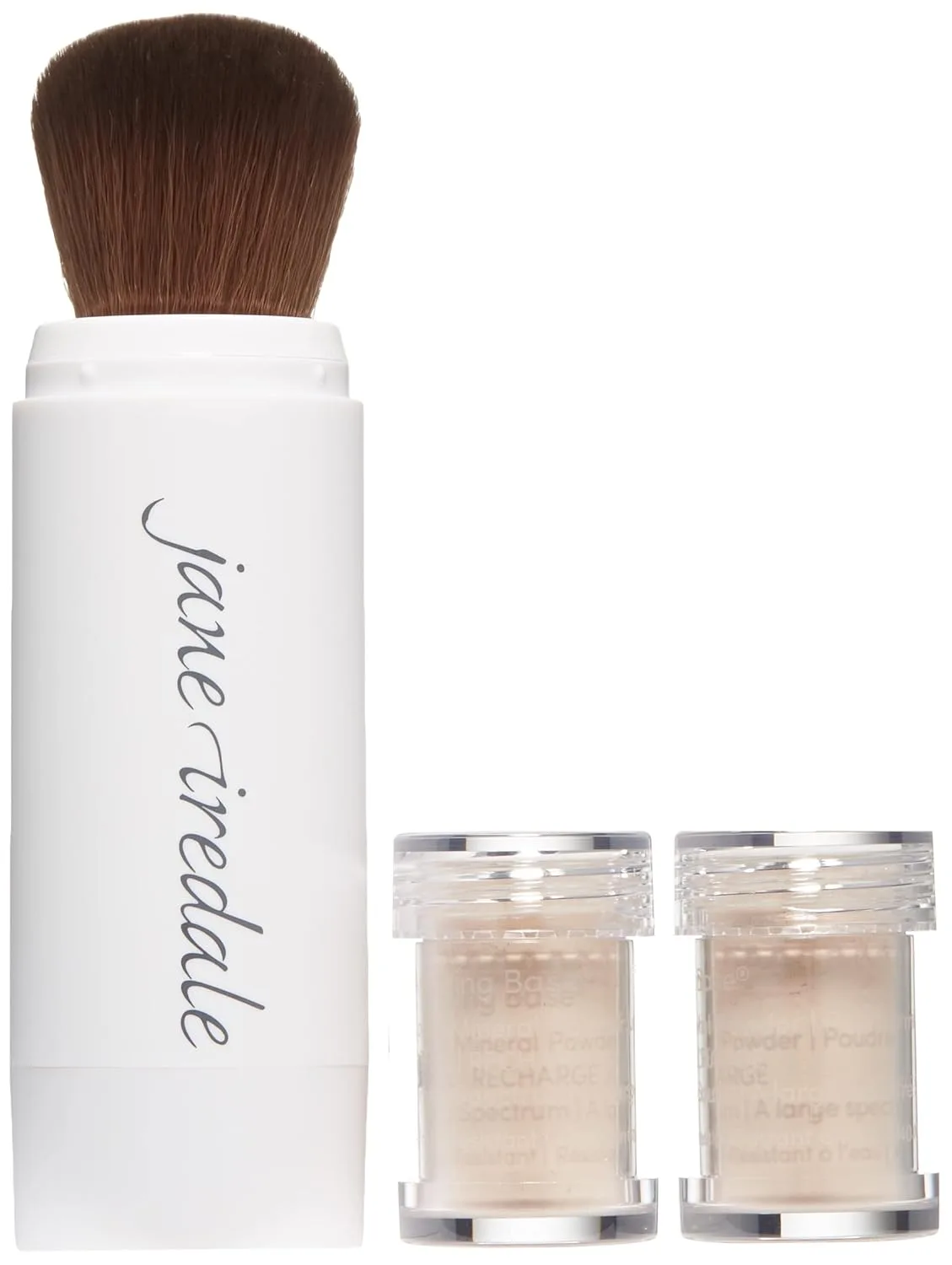 Jane Iredale Amazing Base Loose Mineral Powder, Luminous Foundation with SPF 20, Oil Free, Talc Free & Weightless, Vegan & Cruelty Free Makeup, Light Beige — фото 4