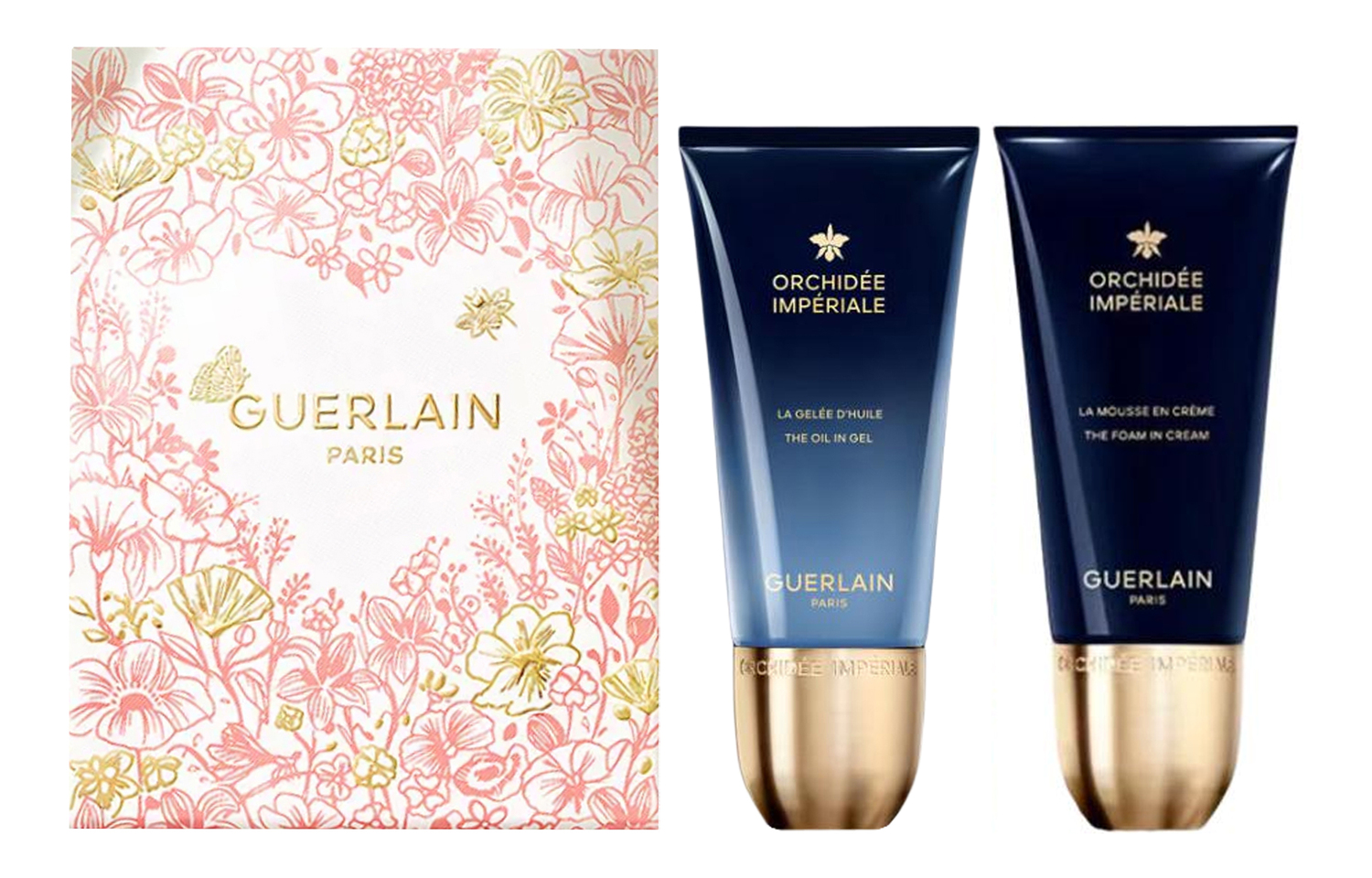 

Jiaolan набор для ухода за кожей орхидеи увлажняющий очищение 150мл+150мл GUERLAIN