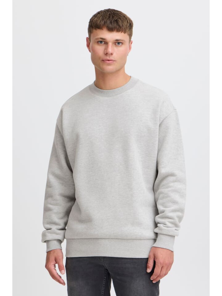 

Толстовка BLEND Rundhalspullover BHMCOPPER 21301284ME modischer Pullover, серый
