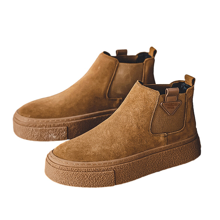 

Челси Ботинки Мужские Yedani, цвет Brown Fleece-lined