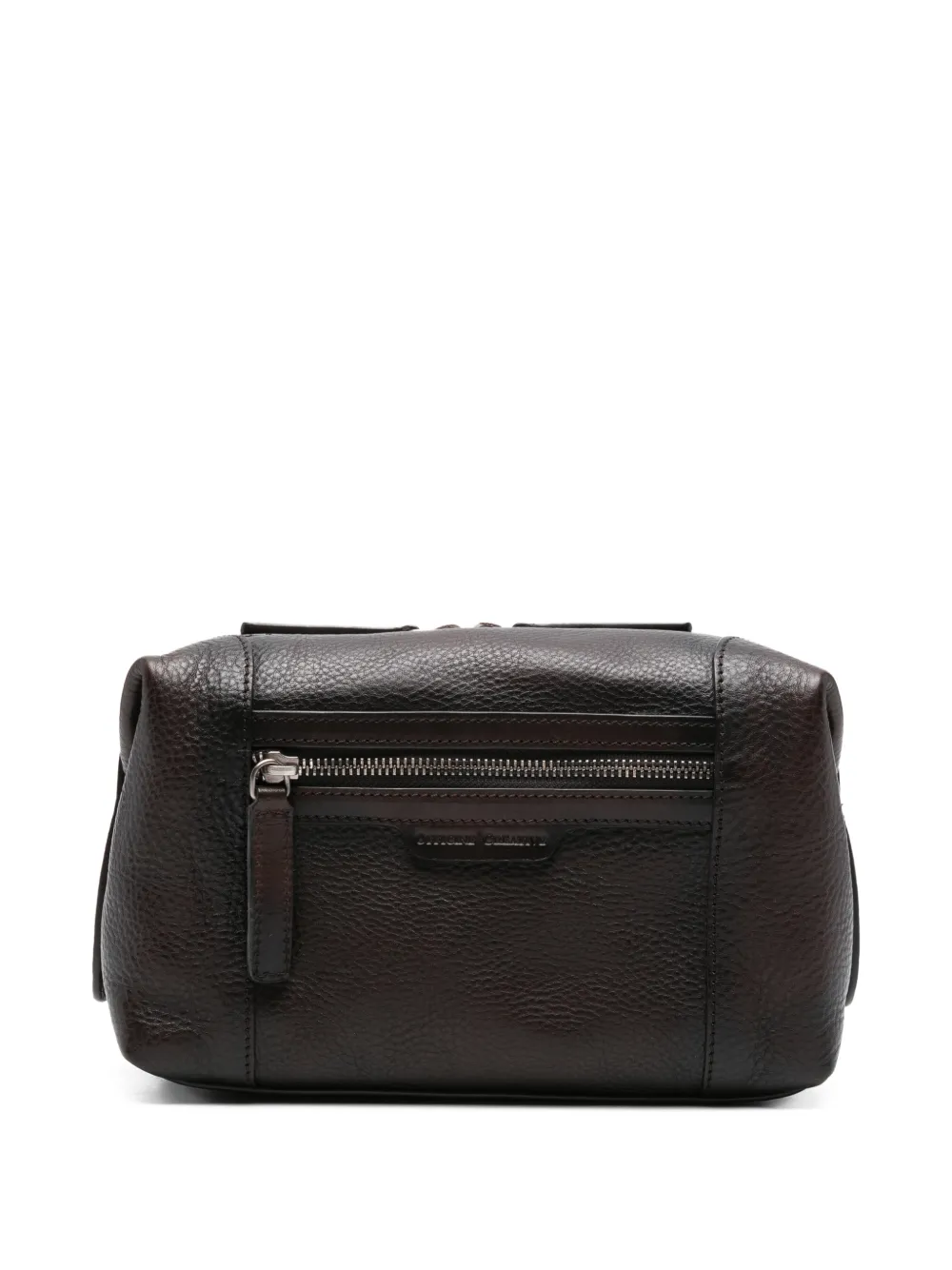 

Кожаная косметичка на молнии Officine Creative, коричневый