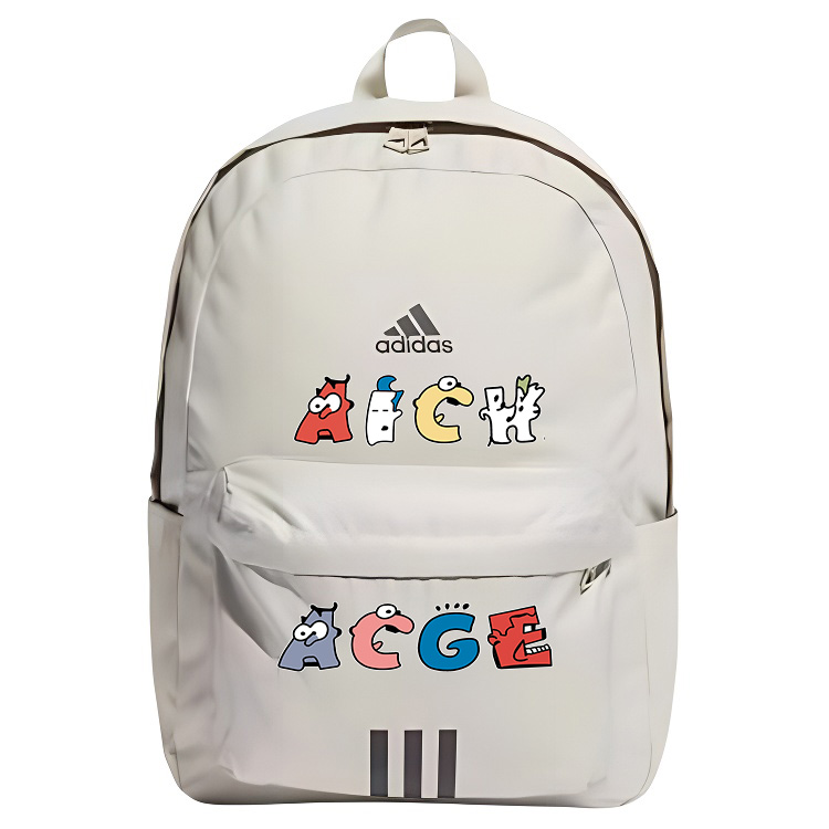 

Adidas Тканевый рюкзак с принтом дракона унисекс светло-серый, Anime Letter