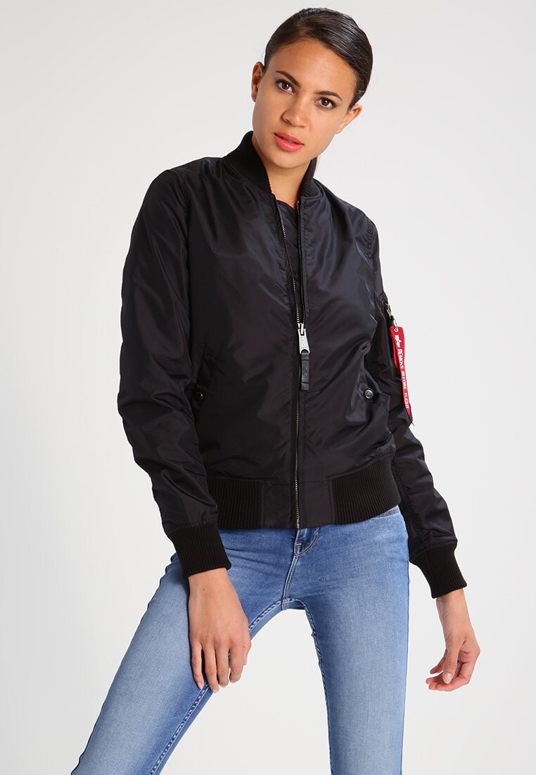 

Бомбер Alpha Industries, черный