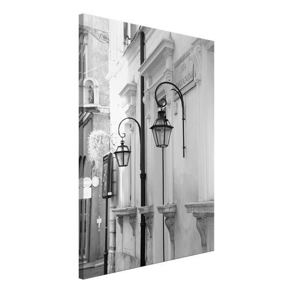 

Фреска Artgeist Street Lamps, черно-белый