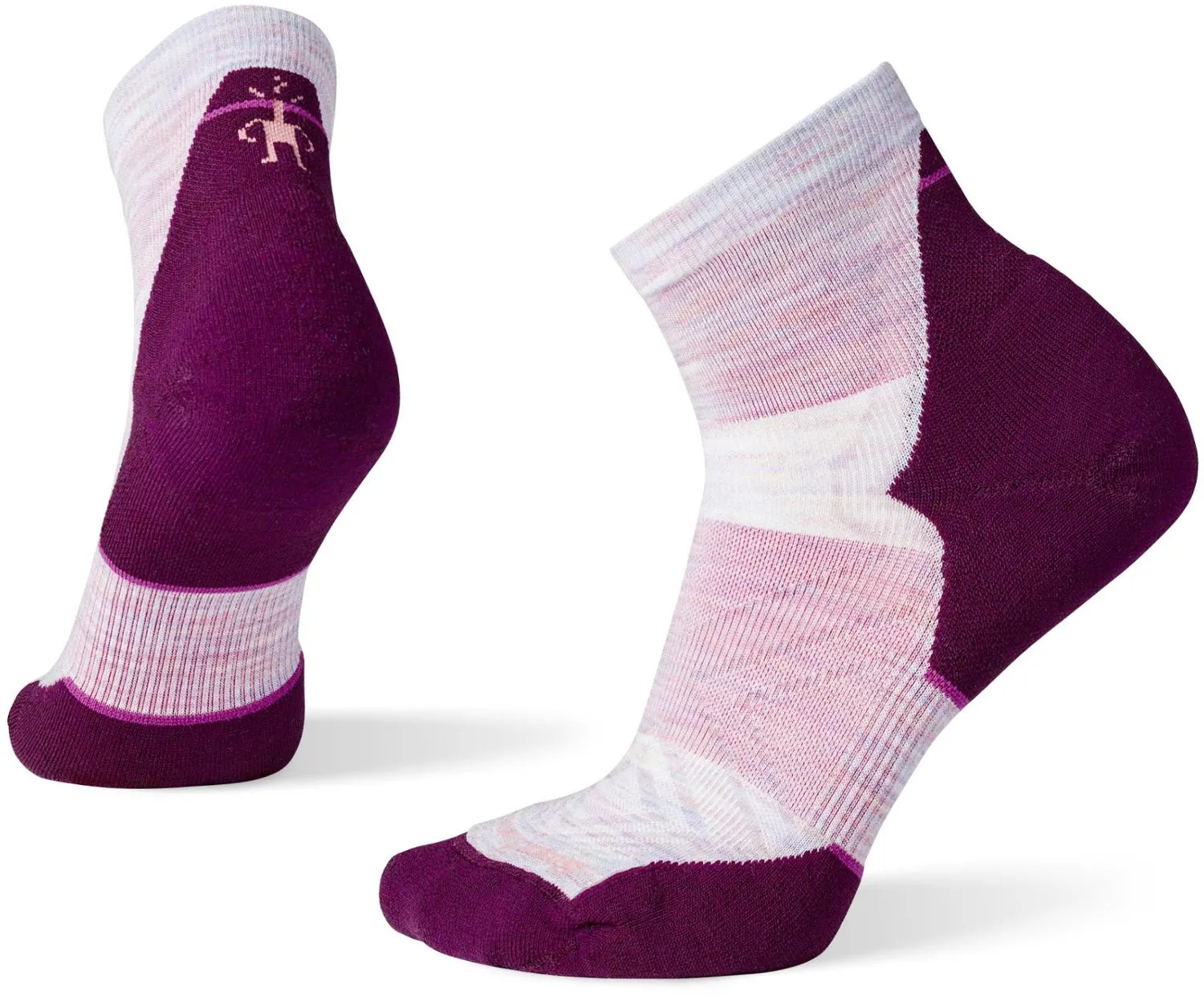 

Беговые носки с амортизацией для щиколотки Smartwool, Purple Eclipse