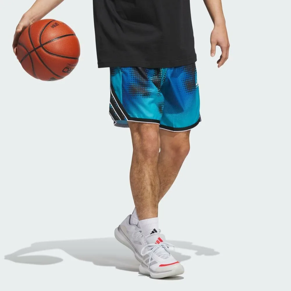 Шорты Crazy Light AOP Adidas, blue — фото 3