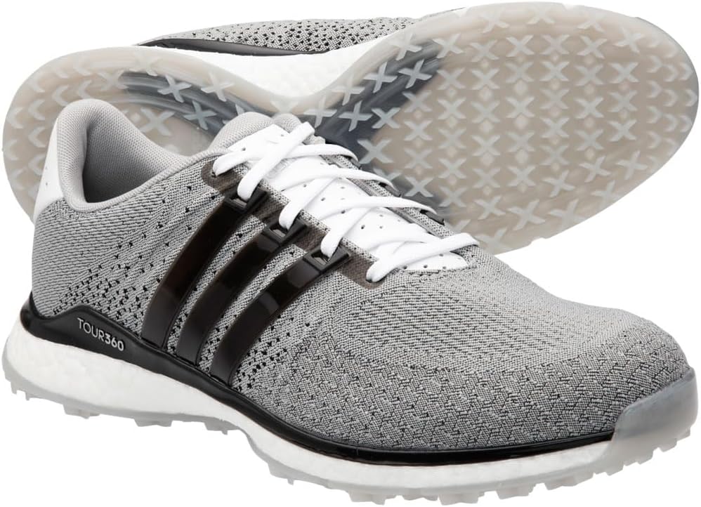 Мужские кроссовки Adidas Golf Tour360 XT-SL, белый/черный/серый — фото 2
