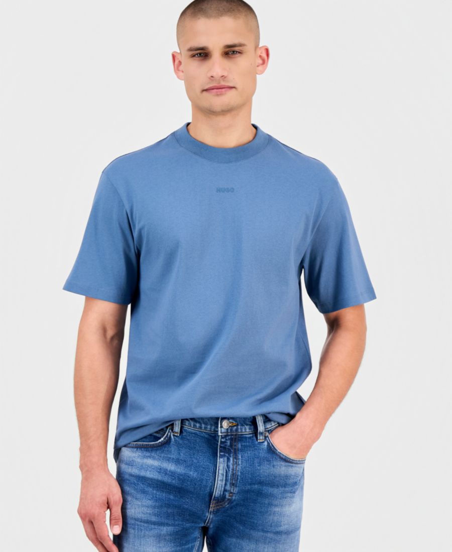 

Мужская футболка с логотипом Dapolino Hugo Boss, Blue, Синий, Мужская футболка с логотипом Dapolino Hugo Boss, Blue