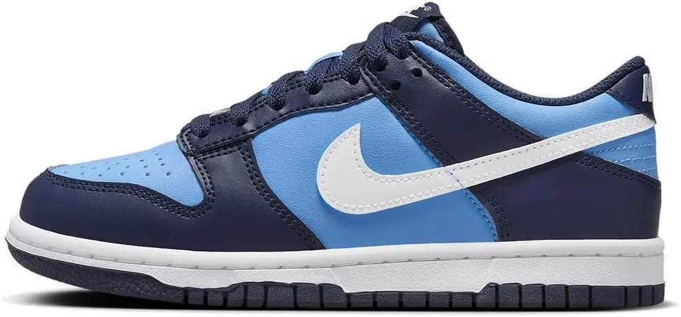 Кроссовки для мальчиков Nike Dunk Low, Navy/White, Azul
