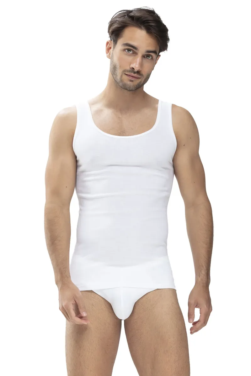 

Топ Mey подмышки "CASUAL COTTON (K)", без громоздких боковых швов, белый