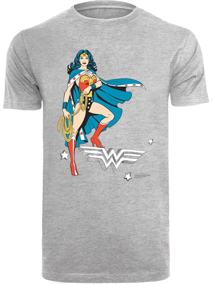 

Классическая футболка F4NT4STIC Shirt DC Comics Wonder Woman Standing, серый