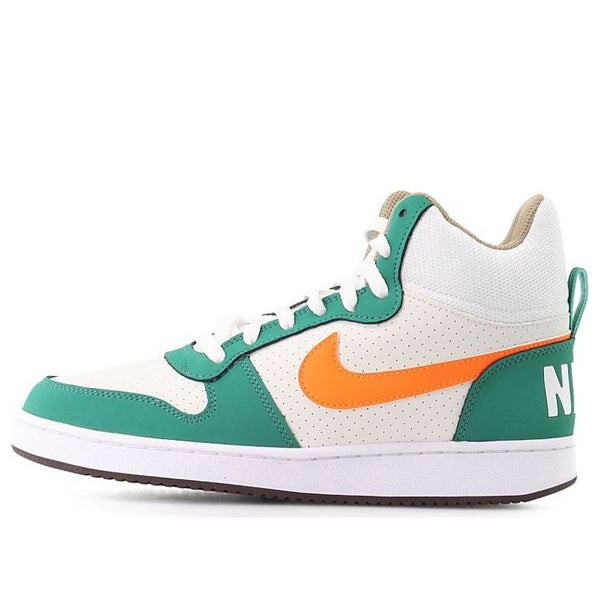 

Кроссовки Court Borough Mid Whitegreen Nike, зеленый