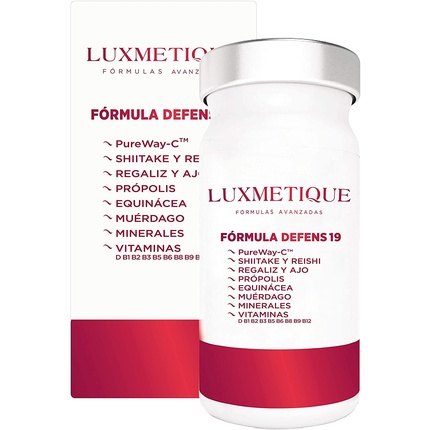 

Defens19 Formula, добавка для поддержки иммунной системы, 60 капсул, 54 г Luxmetique