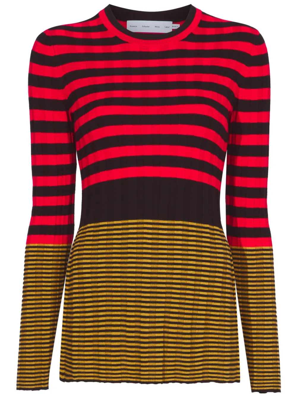 

Полосатый джемпер Slinky Proenza Schouler White Label, красный