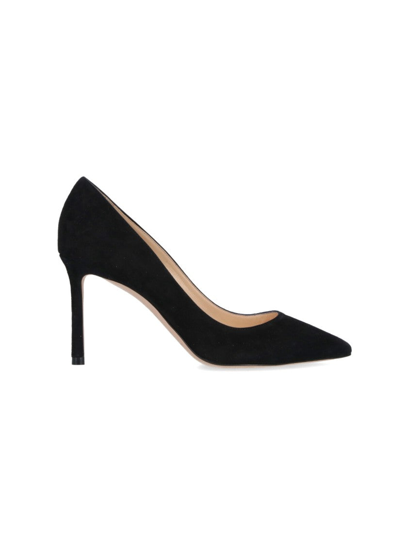 Туфли Romy 85 на шпильке черные Jimmy Choo
