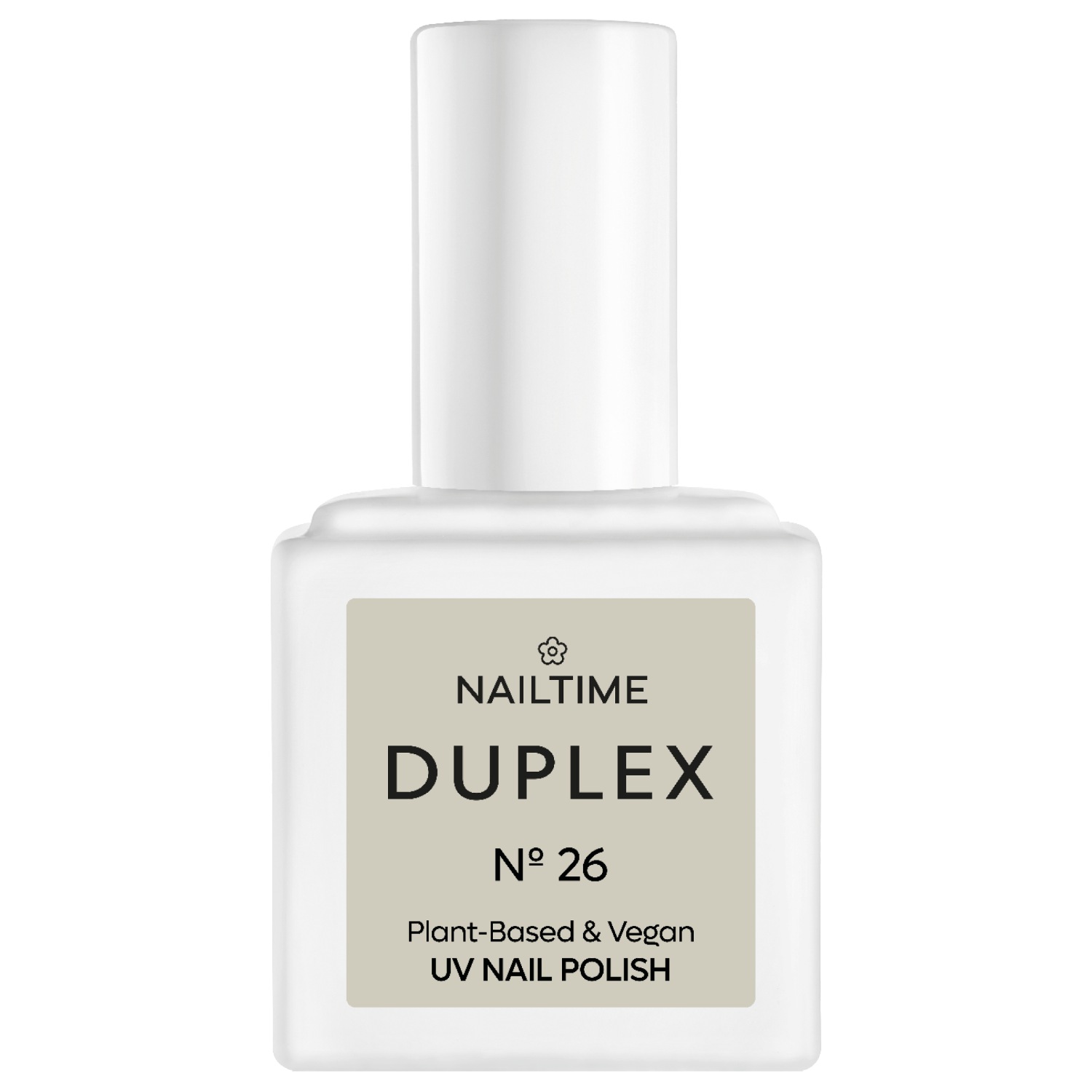 

Лак для ногтей duplex uv nail polish Nailtime, n° 26 marshmallow, объем 8 мл
