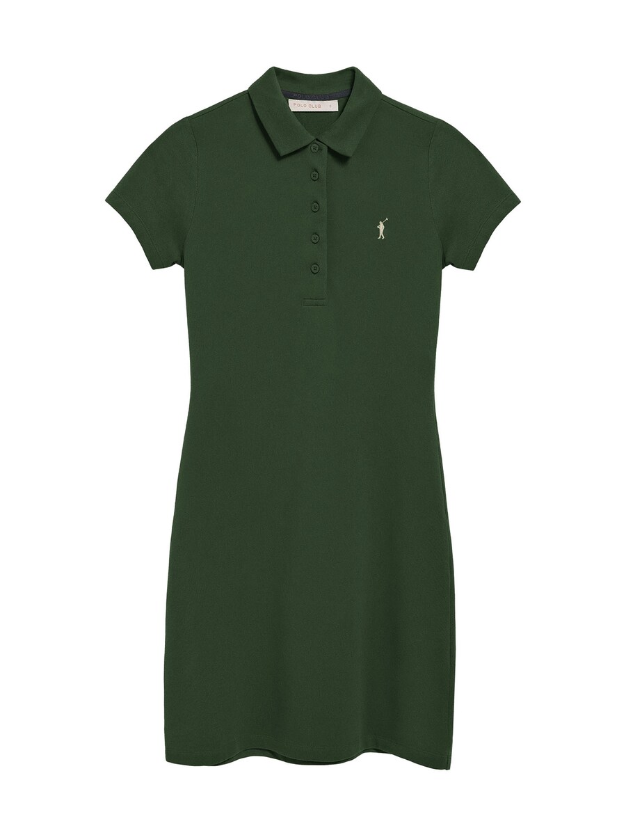 

Платье-рубашка Polo Club, цвет Green/Dark green