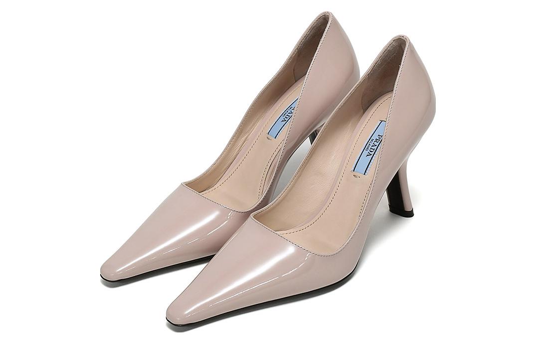 Туфли-лодочки 'Beige Nude' из сатина Женские PRADA — фото 4