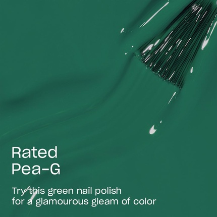Лак для ногтей Nail Lacquer Rated Pea-G Green Hollywood Collection 14.8ml — фото 3