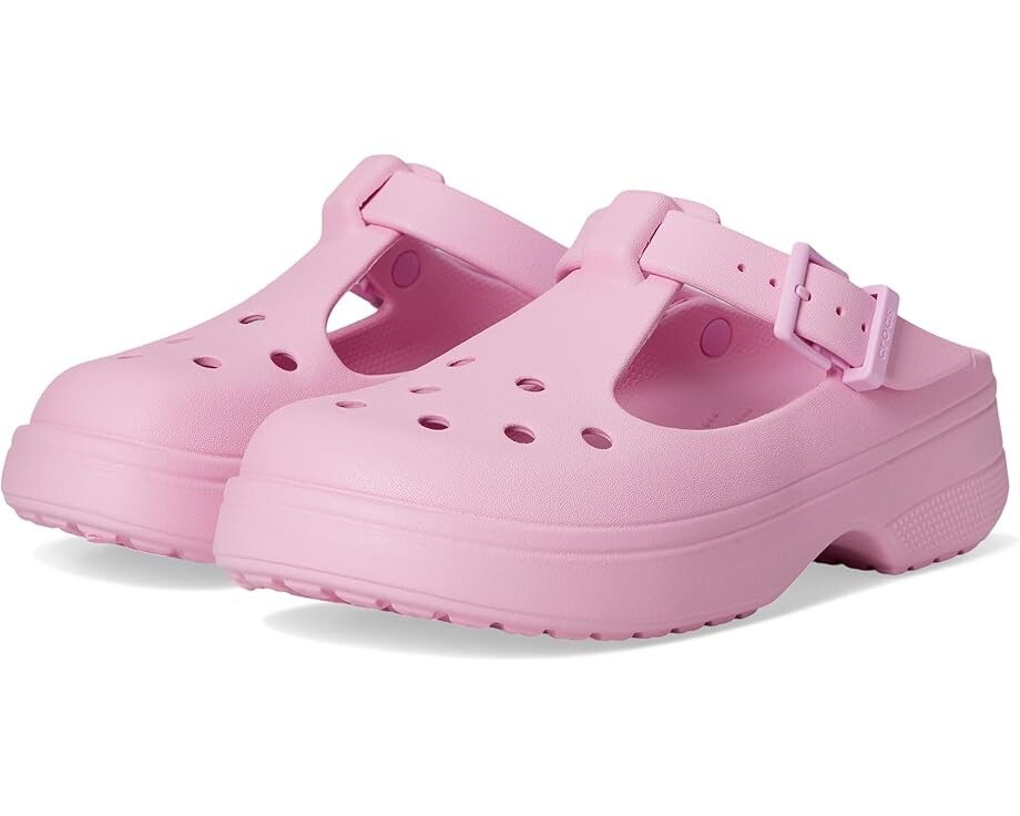 

Сабо Unisex Crocs Classic Mary Jane Clogs, цвет Pink Tweed