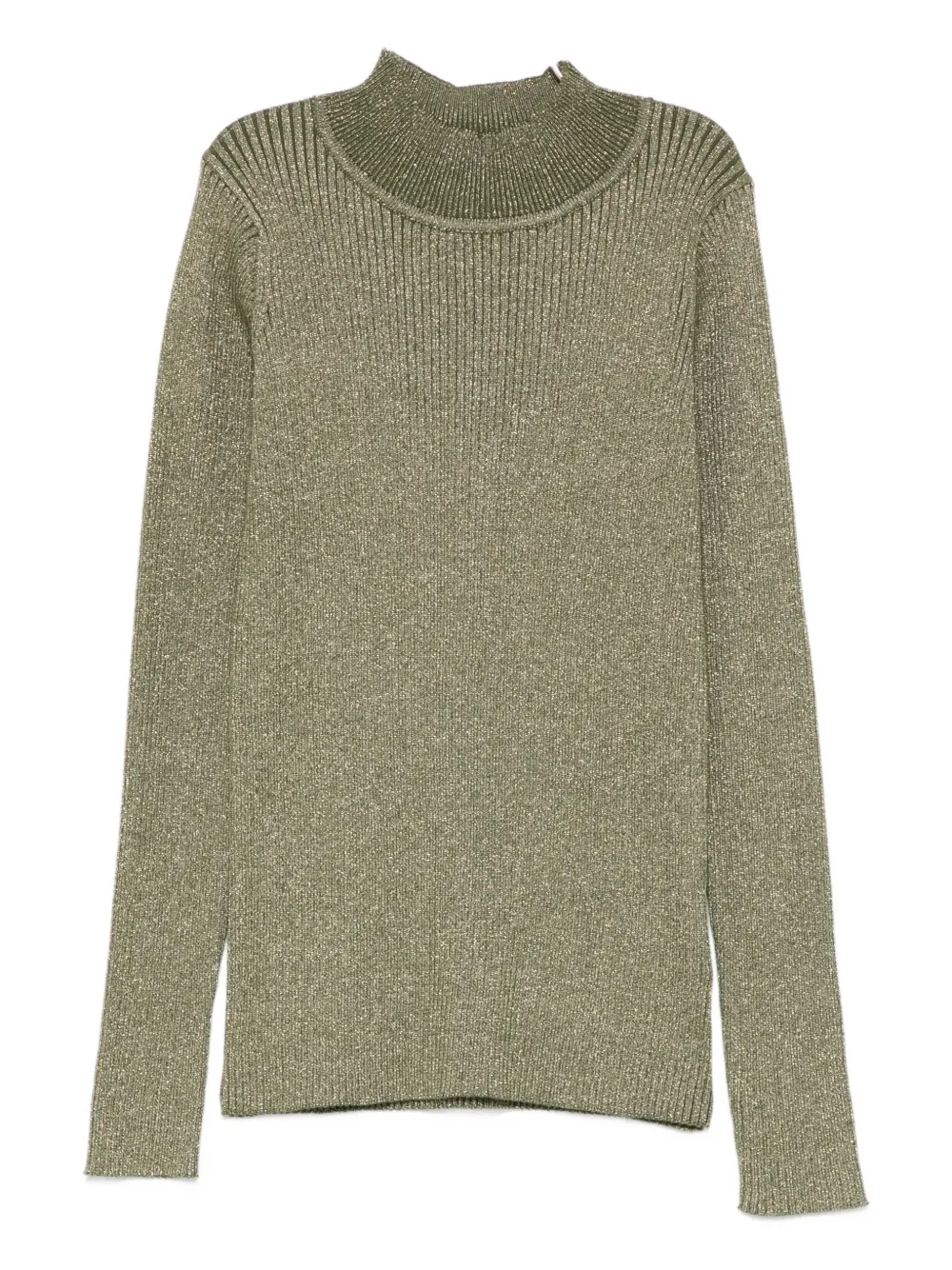 

Вязаный свитер в рубчик Molo, зеленый