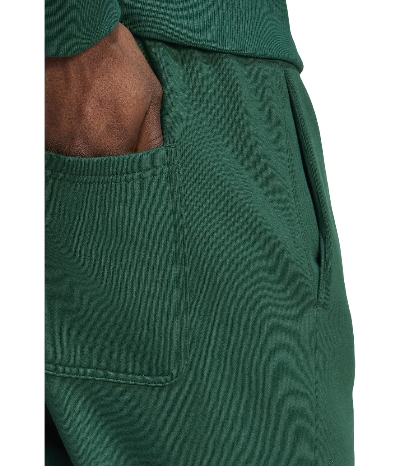 Брюки Adidas All Szn Fleece Regular Tapered Pant, Collegiate Green — фото 3