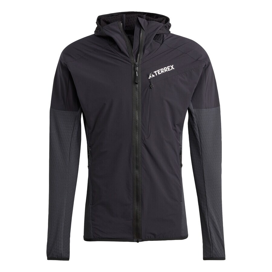 

Флисовая куртка ADIDAS TERREX Athletic Fleece Jacket Techrock, цвет black/mottled black