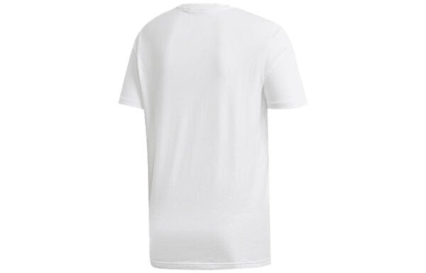 Футболка originals logo classic embroidered white Adidas, белый — фото 2
