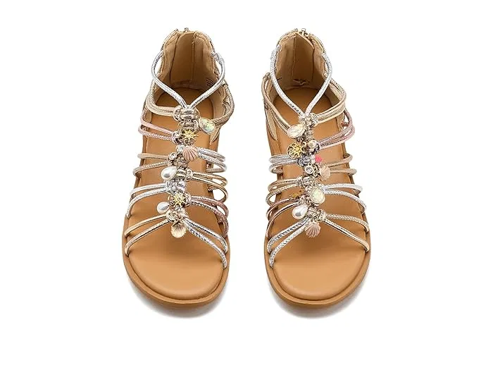Сандалии металлик мульти Glowee Steve Madden Kids, Metallic Multi — фото 3