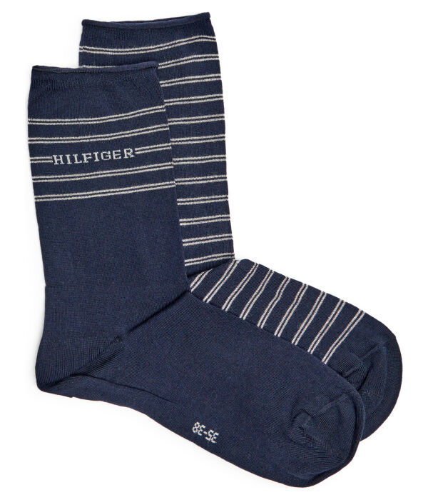 

Носки женские Tommy Hilfiger в полоску 2 пары, синий
