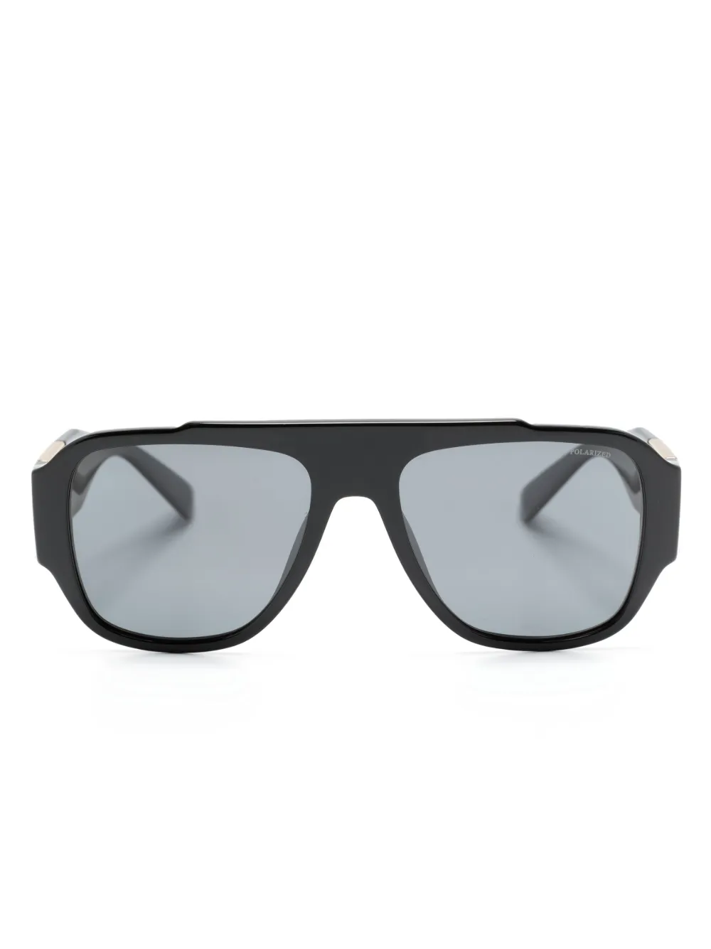 

Солнцезащитные очки-пилоты с декором Medusa Versace Eyewear, черный