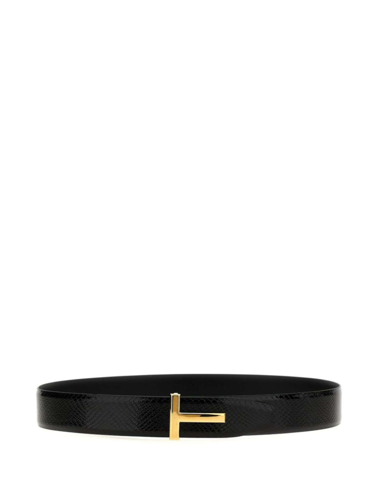 

Ремень с логотипом TOM FORD T, черный