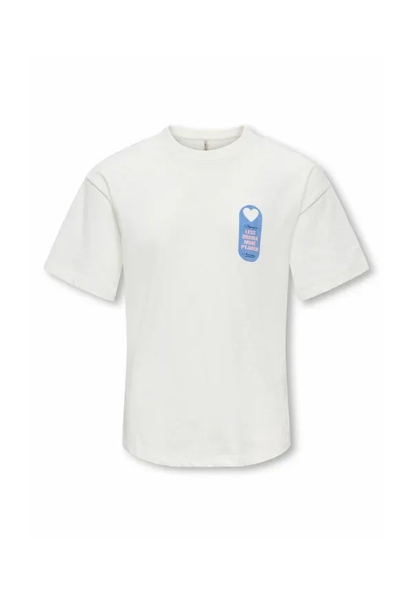Футболка Kogvivvi life s/s loose lovely top jrs print t-shirt Only Girls, цвет облачный танцор