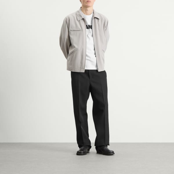 Брюки свободного кроя, классического кроя Jil Sander, черный — фото 4
