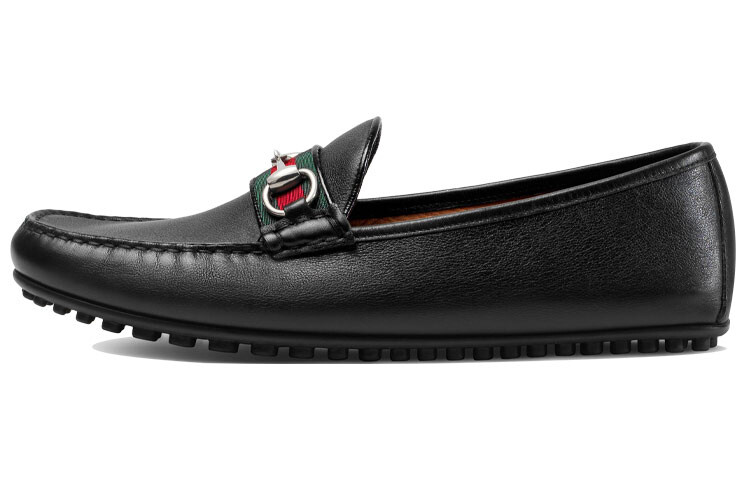 

Ботинки GUCCI Horsebit Leather Loafers