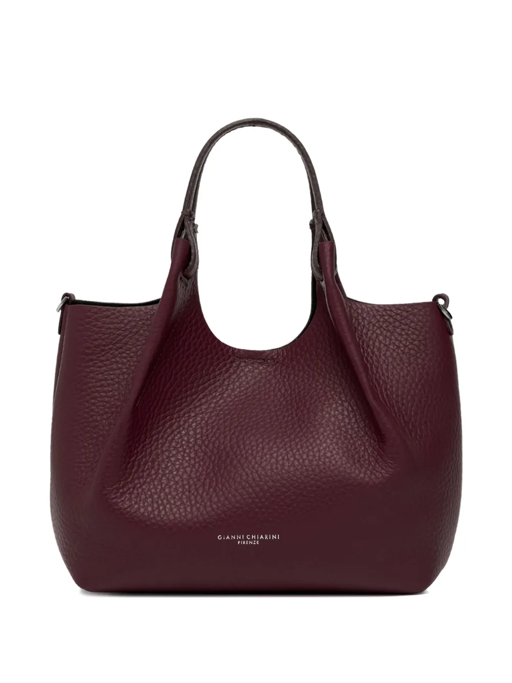 

Кожаная сумка Dua с узлом на ручке GIANNI CHIARINI, красный