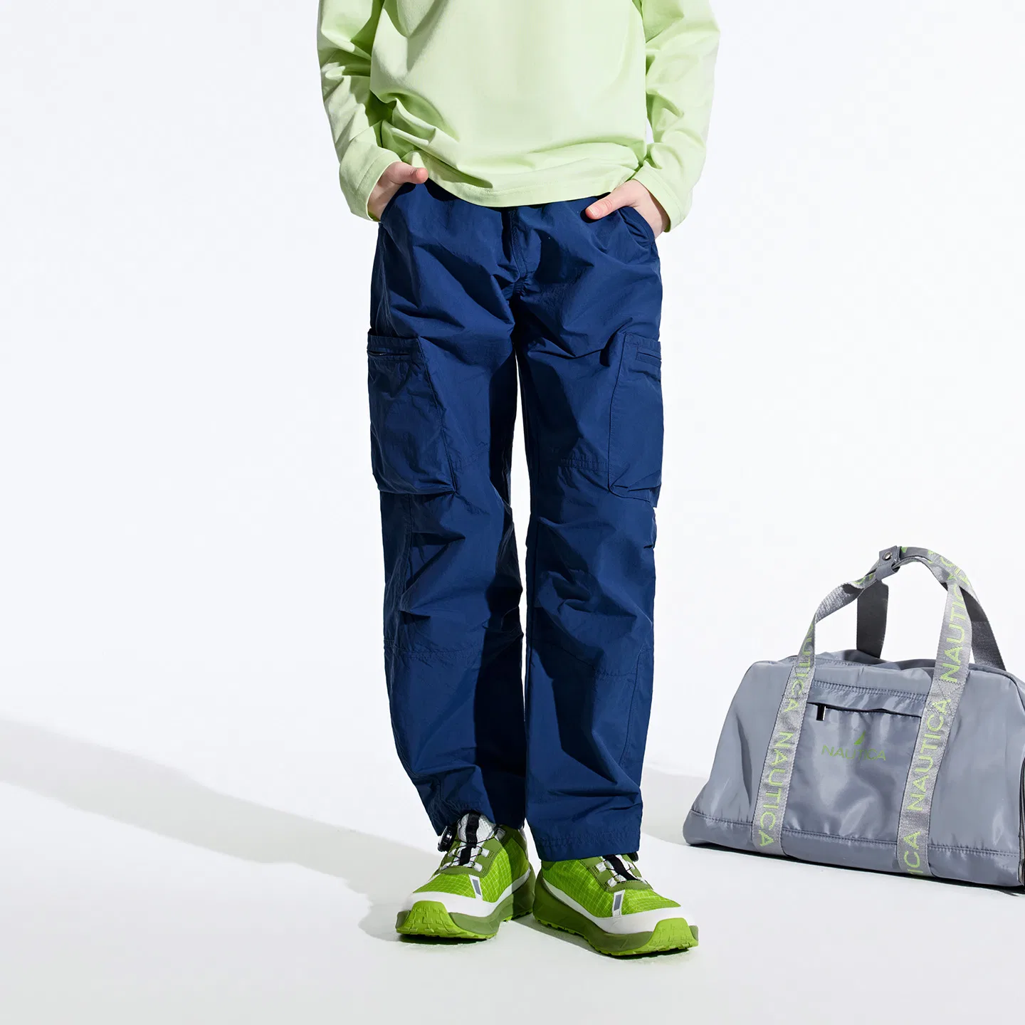 Детские карго-штаны Moderate Lightweight NAUTICA, Navy Blue — фото 3
