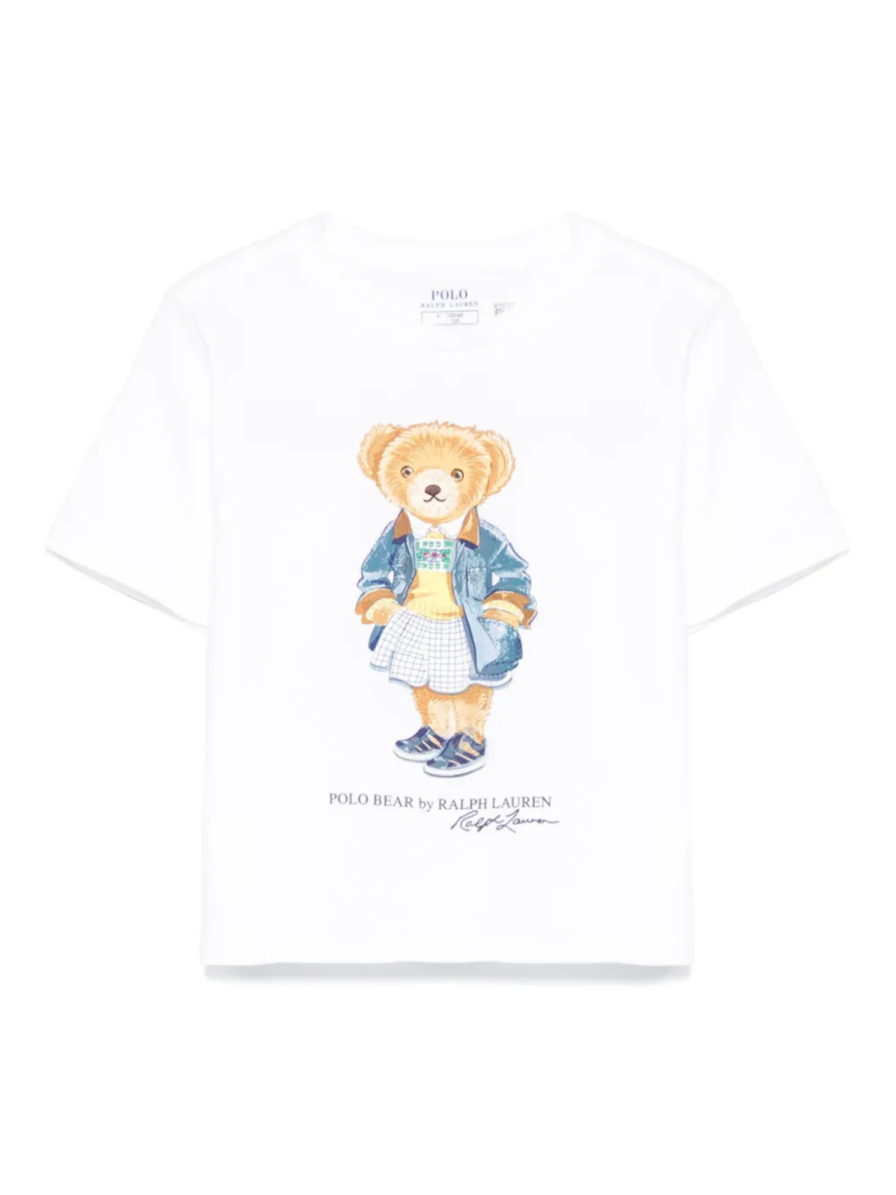 

POLO RALPH LAUREN KIDS футболка Polo Bear, белый