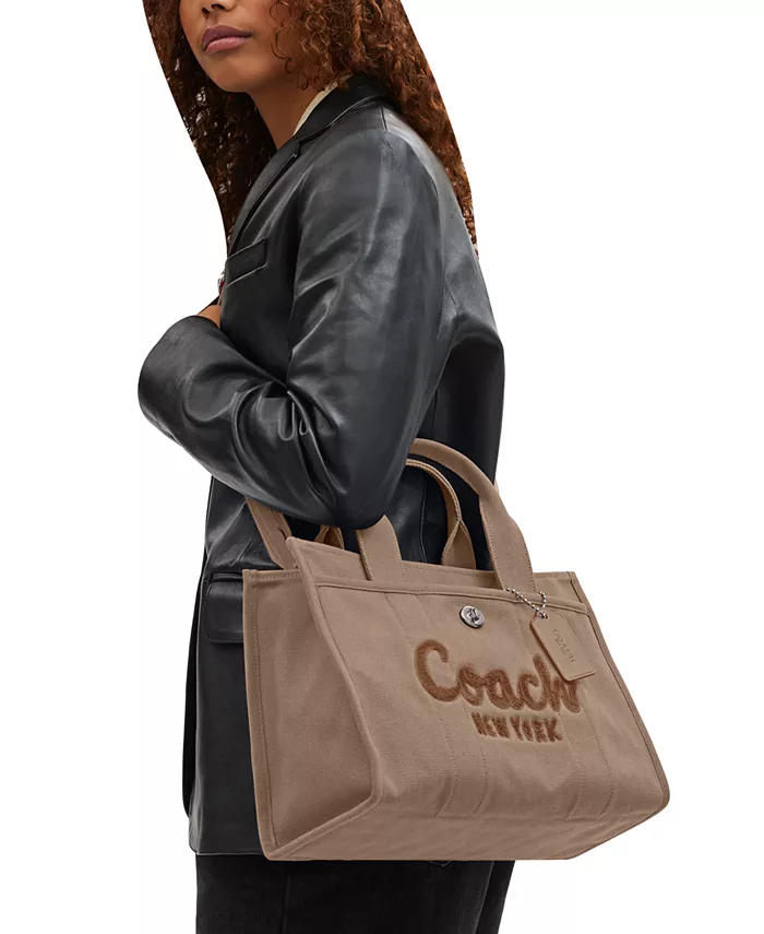 

Грузовая сумка-тоут COACH, коричневый/бежевый