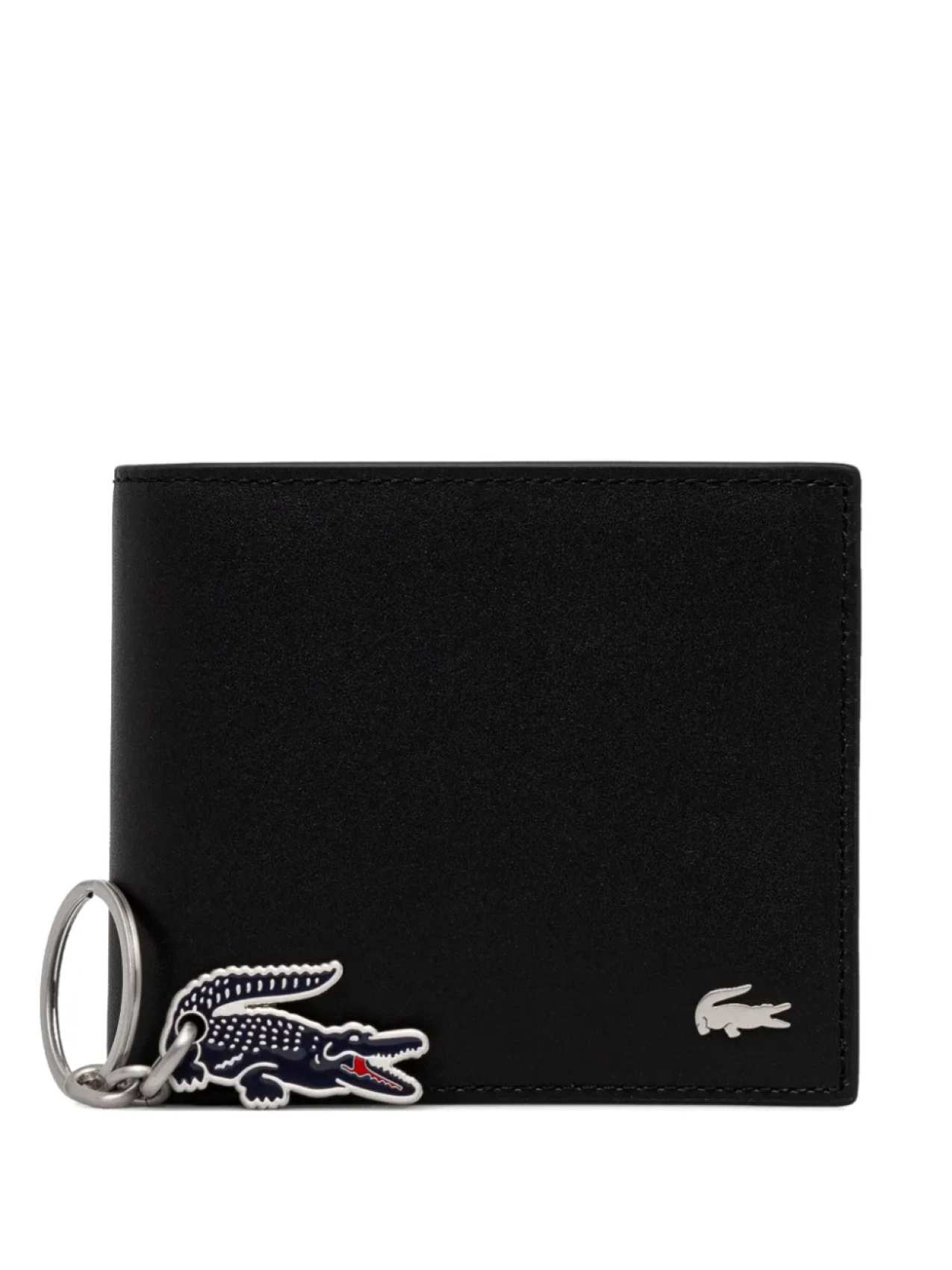 

Кошелек с логотипом Lacoste, черный