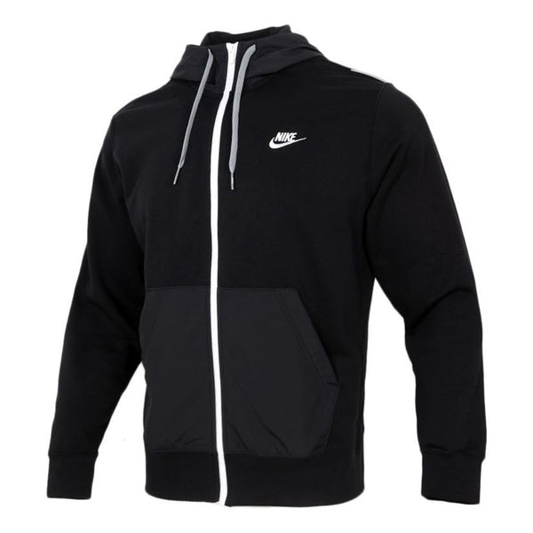 

Куртка Nike MENS Sportswear French Terry Casual Sports Hooded Jacket Black, черный