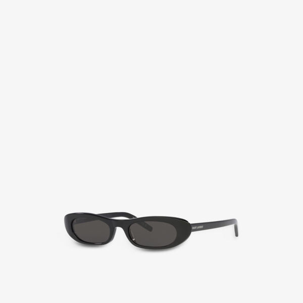 Солнцезащитные очки Sl557 в прямоугольной оправе из ацетата Saint Laurent, черный — фото 2
