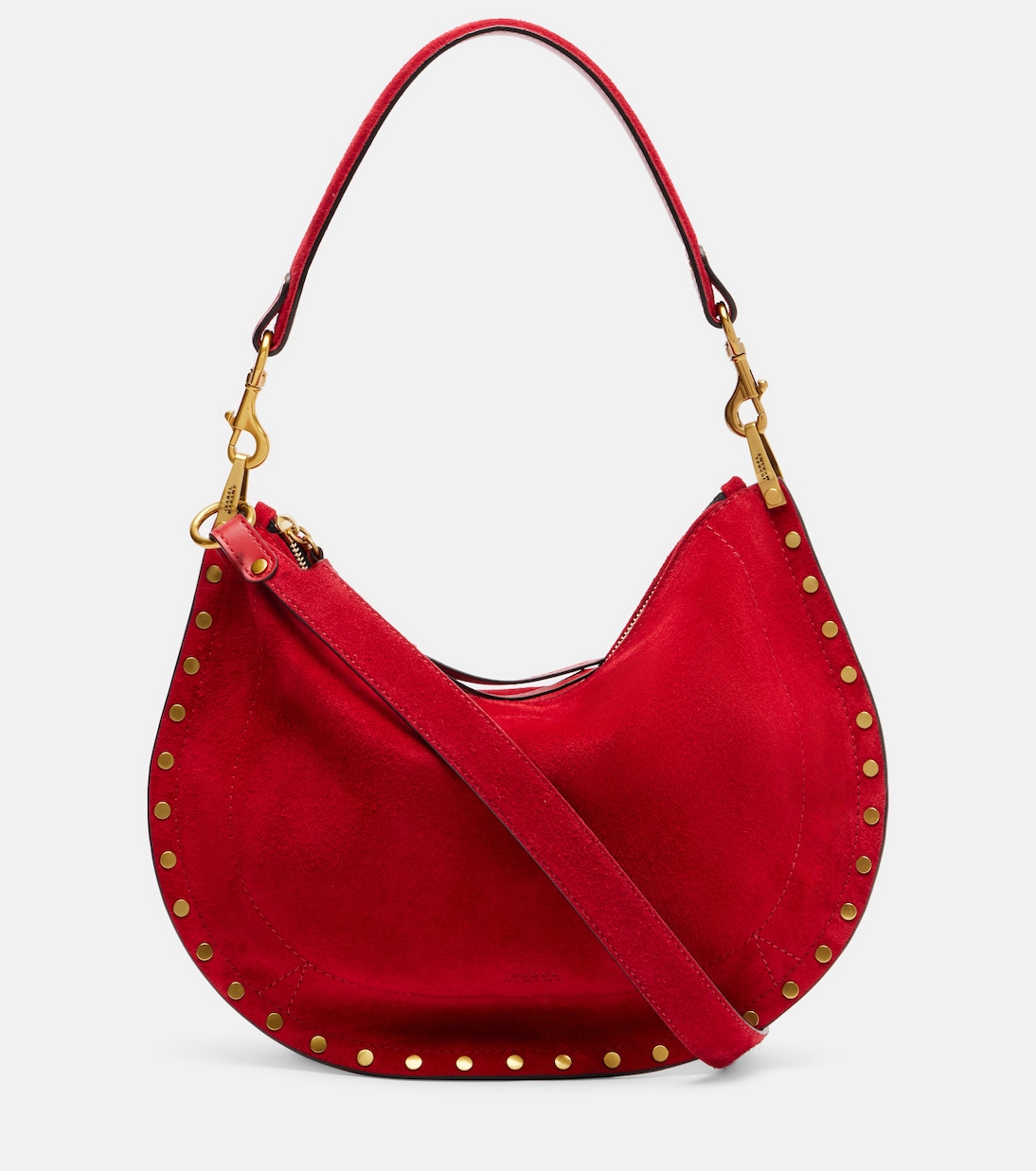 

Сумка через плечо из замши Oskan Small Isabel Marant, Scarlet Red