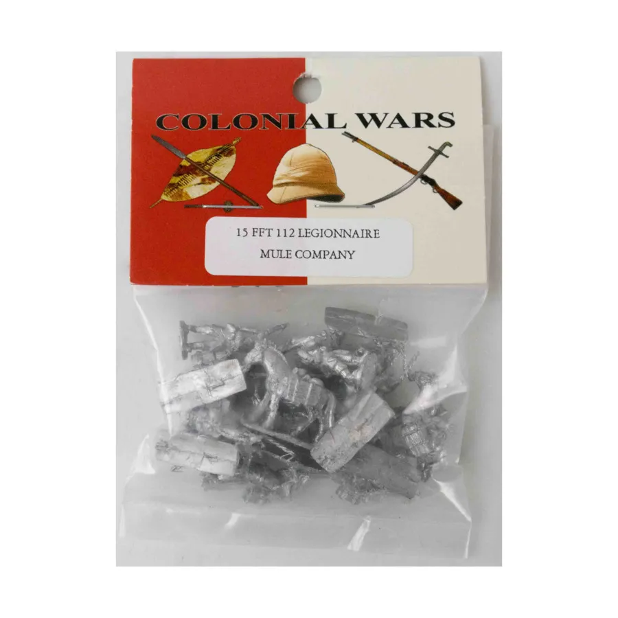 

Компания легионеров мулов, Colonial Wars - French Foreign Legion - Legionnaires (15mm) (Blue Moon)