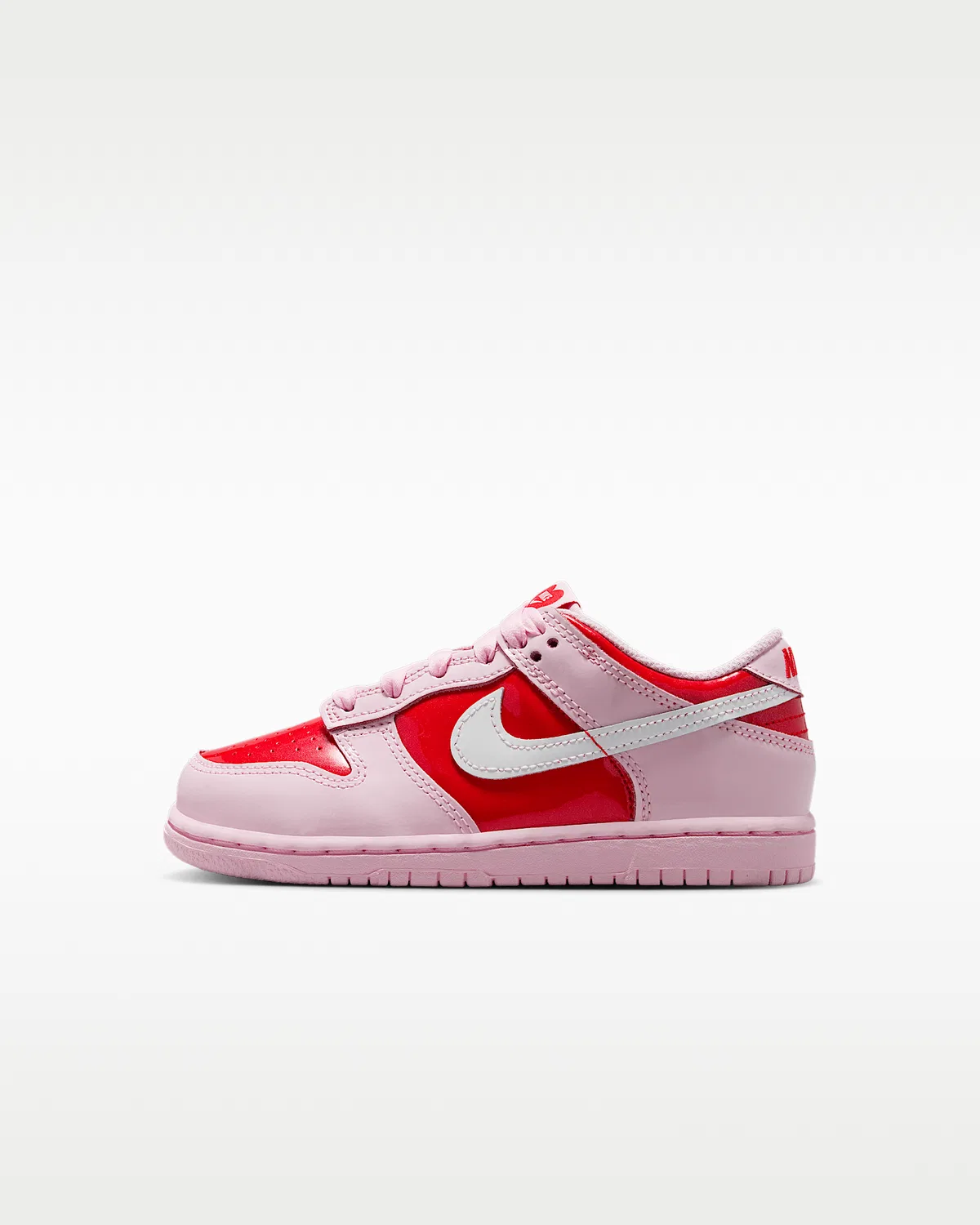 Кроссовки Nike Dunk Low для маленьких детей, Pink Foam/Light Crimson/Summit White